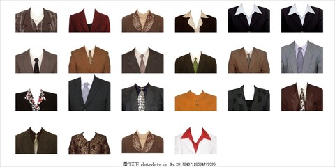 证件照服装设计元素与图标应用指南