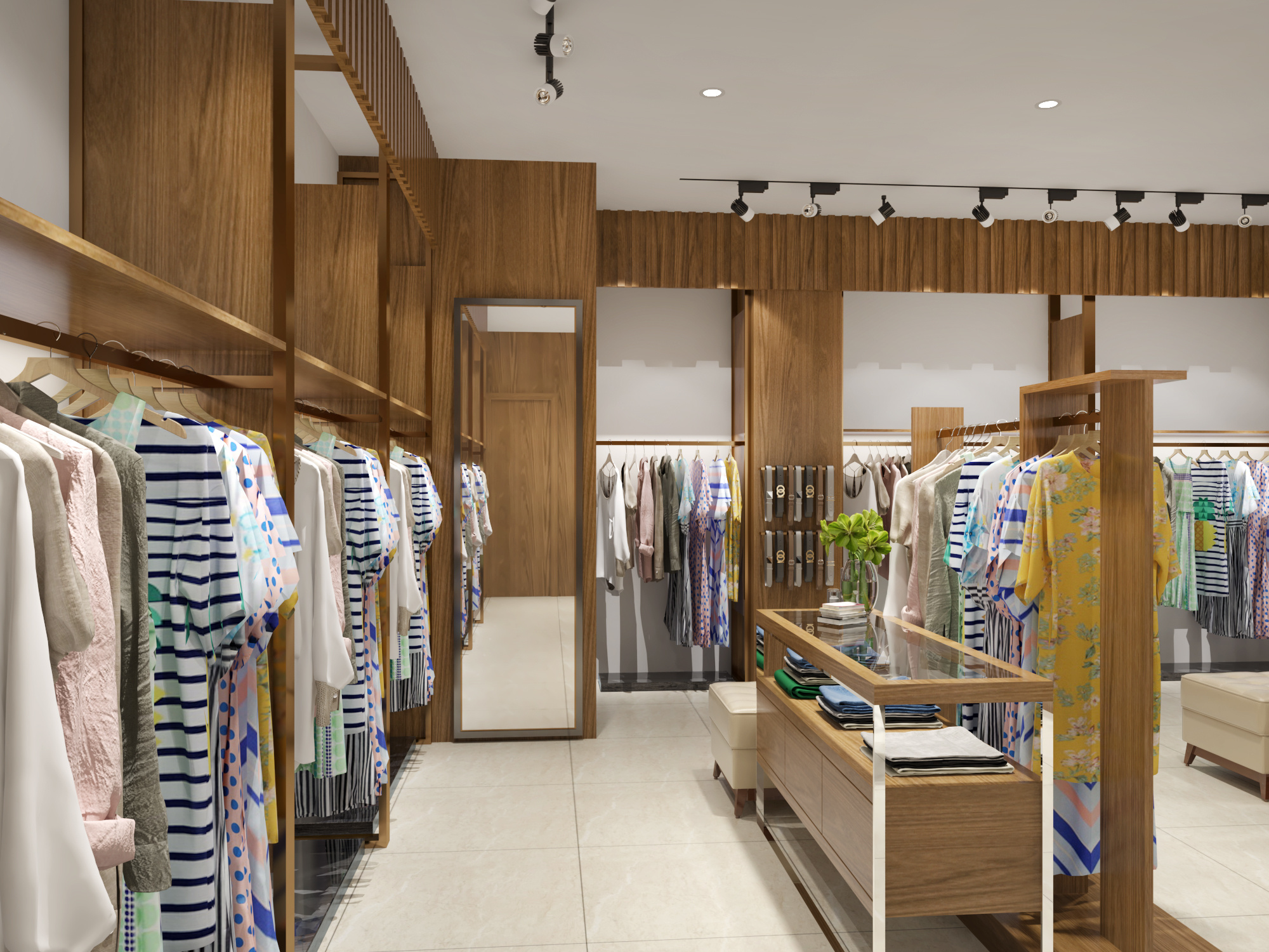 1992效果图 服装与化妆品店铺结合的沉浸式场景设计案例