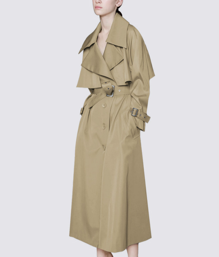 2019初春穿搭指南 简洁风衣与精致妆容的完美结合